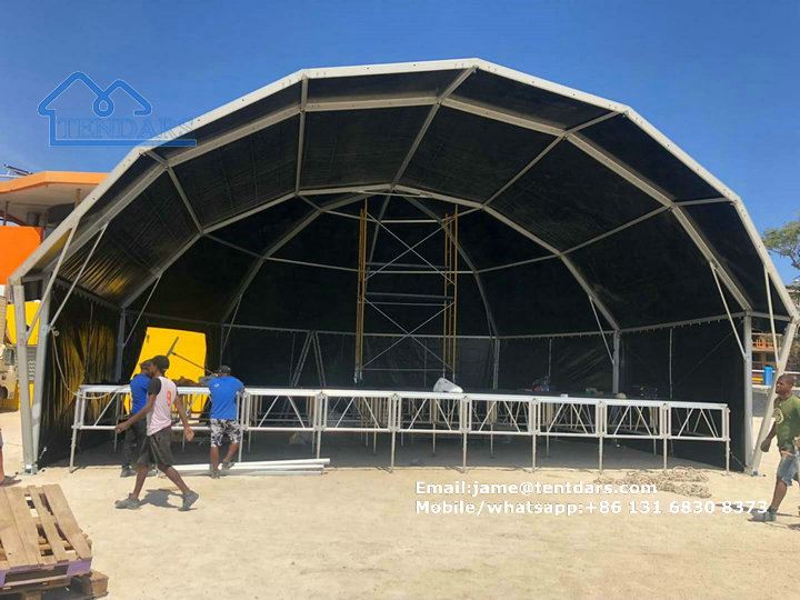 big music party tent