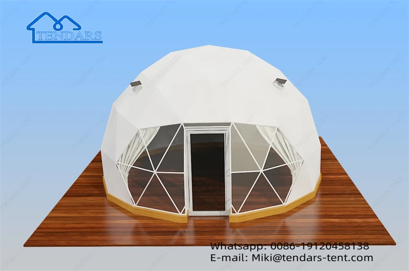 Petita tenda de cúpula geodèsica