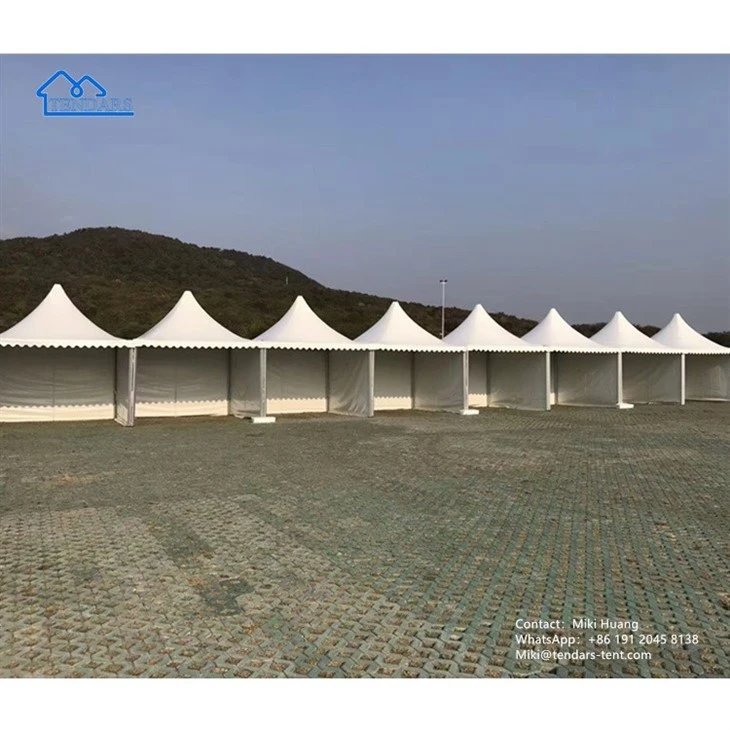 White PVC Pagoda Tent