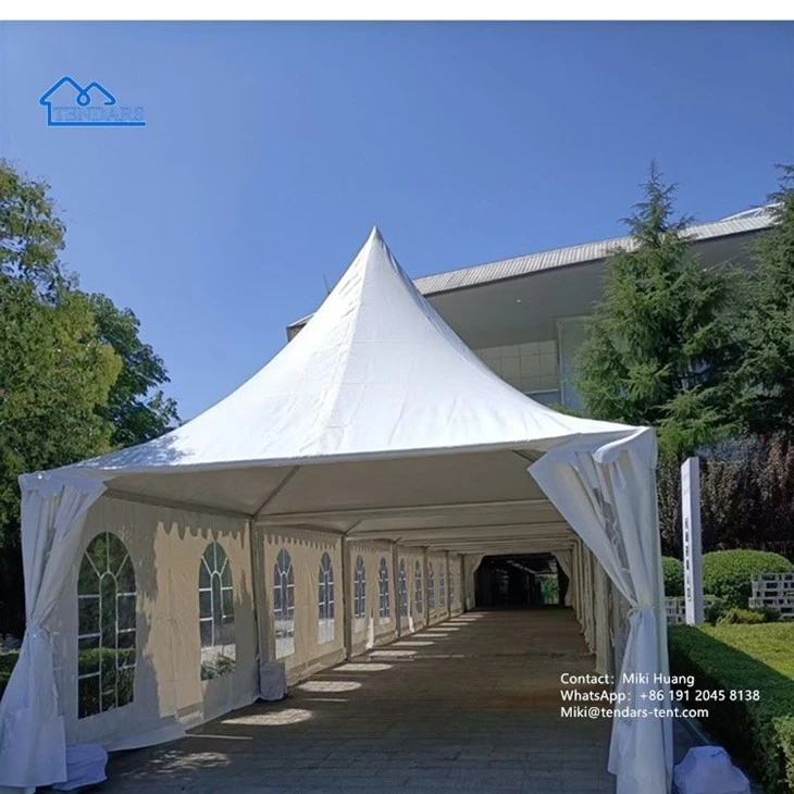 White PVC Pagoda Tent